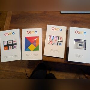 Osmo Learning Toys Set - Numbers, Tangram, Words, Base